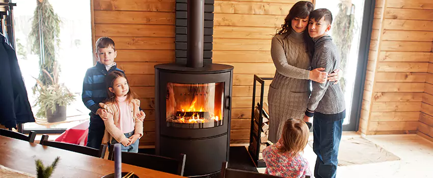 Morso Cast Iron Fireplace Insert Installation in Port Angeles, Washington