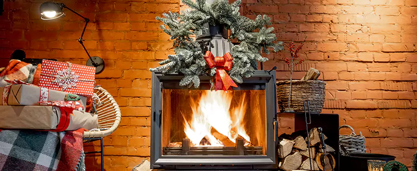 Travis Industries Linear Gas Fireplace Installation in Port Angeles, Washington