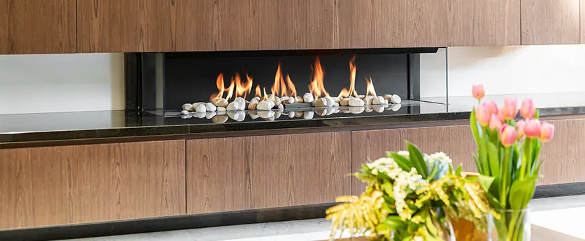Double-height Fireplace Design Refurbishment in Port Angeles, Washington